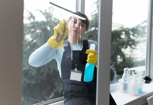 Nettoyage de vitres intérieures et extérieures à l'Abergement-Clémenciat